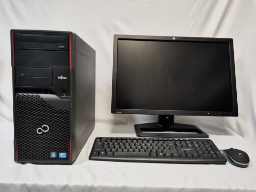 Комплект ПК: Fujitsu Esprimo P710 E90+ Tower / Intel Xeon E3-1225 / 8 GB DDR3 / 180 GB SSD+250 GB HDD / AMD Radeon HD 5450, 1 GB GDDR3, 64-bit / DVD-RW + Монитор Б класс HP ZR2440w / 24" (1920x1080) E-IPS + Клавиатура и мышка + Комплект кабелей Комплект ПК: Fujitsu Esprimo P710 E90+ Tower / Intel Xeon E3-1225 / 8 GB DDR3 / 180 GB SSD+250 GB HDD / AMD Radeon HD 5450, 1 GB GDDR3, 64-bit / DVD-RW + Монитор Б класс HP ZR2440w / 24" (1920x1080) E-IPS + Клавиатура и мышка + Комплект кабелей