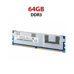 Комплект: Серверна оперативна пам'ять SK hynix / 64 GB (2x 32 GB) / 4Rx4 PC3L-12800L / DDR3 ECC / 1600 MHz