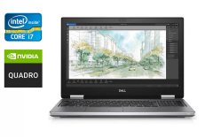 Мобільна робоча станція Dell Precision 7540 / 15.6" (1920x1080) IPS / Intel Core i7-9850H (6 (12) ядер по 2.6 - 4.6 GHz) / 32 GB DDR4 / 512 GB SSD / nVidia Quadro T1000, 4 GB GDDR5, 128-bit / WebCam / Windows 10