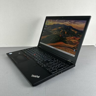 Мобільна робоча станція Lenovo ThinkPad P51 / 15.6" (3840х2160) IPS / Intel Xeon E3-1505M v6 (4 (8) ядра по 3.0 - 4.0 GHz) / 32 GB DDR4 / 512 GB SSD / nVidia Quadro M2200, 4 GB GDDR5, 128-bit / WebCam / HDMI