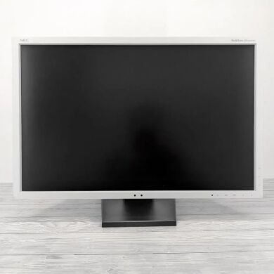 Монітор NEC MultiSync EA244WMi / 24" (1920x1200) IPS / USB-Hub, VGA, DVI, HDMI, DisplayPort, Audio / Вбудовані колонки 2x 1W / VESA 100x100 + Кабелі (VGA, DVI, HDMI, DisplayPort на вибір) та живлення в комплекті