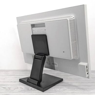 Монітор NEC MultiSync EA244WMi / 24" (1920x1200) IPS / USB-Hub, VGA, DVI, HDMI, DisplayPort, Audio / Вбудовані колонки 2x 1W / VESA 100x100 + Кабелі (VGA, DVI, HDMI, DisplayPort на вибір) та живлення в комплекті