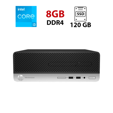 Неттоп HP ProDesk 400 G4 SFF / Intel Core i3-6100 (2 (4) ядра по 3.7 GHz) / 8 GB DDR4 / 120 GB SSD / Intel HD Graphics 530 Неттоп HP ProDesk 400 G4 SFF / Intel Core i3-6100 (2 (4) ядра по 3.7 GHz) / 8 GB DDR4 / 120 GB SSD / Intel HD Graphics 530