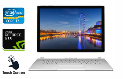 Ноутбук-трансформер Б-класс Microsoft Surface Book 2 / 15" (3240x2160) IPS Touch / Intel Core i7-8650U (4 (8) ядра по 1.9 - 4.2 GHz) / 16 GB DDR3 / 512 GB SSD / nVidia GeForce GTX 1060, 6 GB GDDR5, 192-bit / USB Type-C
