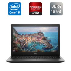 Ноутбук Б-класс Dell Latitude 3590 / 15.6" (1920x1080) IPS / Intel Core i7-8550U (4 (8) ядра по 1.8 - 4.0 GHz) / 16 GB DDR4 / 480 GB SSD / AMD Radeon 530, 2 GB GDDR5, 64-bit / HDMI / WebCam / Windows 10