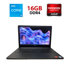 Ноутбук Б-класс Dell Vostro 15 3578 / 15.6" (1920х1080) TN / Intel Core i5-8250U (4 (8) ядра по 1.6 - 3.4 GHz) / 16 GB DDR4 / 240 GB SSD / AMD Radeon 520, 2 GB GDDR3, 64-bit / WebCam / Без Акб