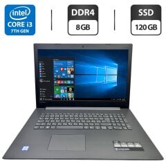 Ноутбук Б-класс Lenovo IdeaPad V320-17 / 17.3" (1600x900) TN / Intel Core i3-7020U (2 (4) ядра по 2.3 GHz) / 8 GB DDR4 / 120 GB SSD / Intel HD Graphics 620 / WebCam