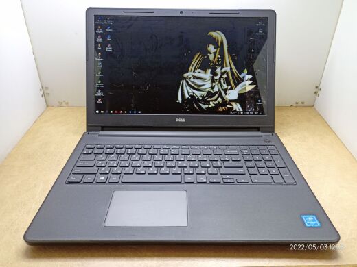 Ноутбук Dell Inspiron 15 / 15.6" (1366x768) TN / Intel Pentium N3710 (4 ядра по 1.6 - 2.56 GHz) / 4 GB DDR3 / 500 GB HDD / Intel HD Graphics / WebCam / DVD-ROM