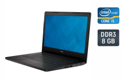 Ноутбук Dell Latitude 3470 / 14" (1366x768) TN / Intel Core i5-6200U (2 (4) ядра по 2.3 - 2.8 GHz) / 8 GB DDR3 / 240 GB SSD / Intel HD Graphics 520 / WebCam / VGA / Windows 10