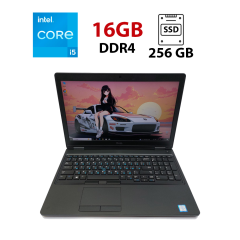 Ноутбук Dell Latitude 5590 / 15.6" (1920x1080) TN / Intel Core i5-8350U (4 (8) ядра по 1.7 - 3.6 GHz) / 16 GB DDR4 / 256 GB SSD / Intel UHD Graphics 620 / WebCam