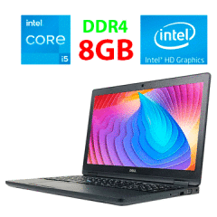 Ноутбук Dell Latitude E5580 / 15.6" (1920x1080) TN / Intel Core i5-6300U (2 (4) ядра по 2.4 - 3.0 GHz) / 8 GB DDR4 / 128 GB SSD / Intel HD Graphics 520 / WebCam
