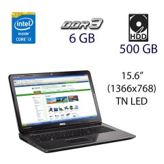 Ноутбук Dell N5010 / 15.6" (1366x768) TN LED / Intel Core i3-350M (2 (4) ядра по 2.26 GHz) / 6 GB DDR3 / 500 GB HDD / AMD Radeon HD 5000 1 GB / WebCam / DVD-RW / HDMI / батарея держит заряд 0 минут