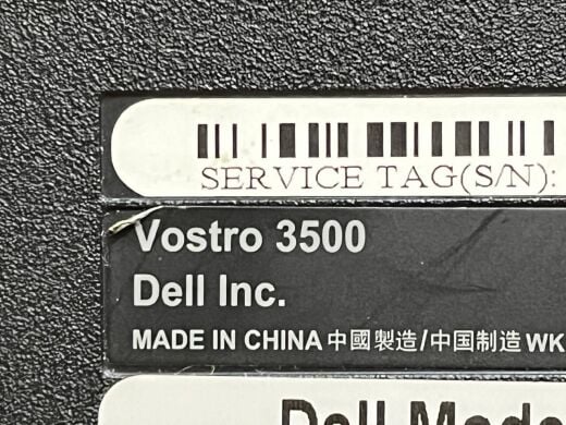 Ноутбук Dell Vostro 3500 / 15.6" (1366x768) TN / Intel Core i5-520M (2 (4) ядра по 2.4 - 2.93 GHz) / 8 GB DDR3 / 256 GB SSD / nVidia GeForce 310M, 512 MB DDR3, 64-bit / WebCam 