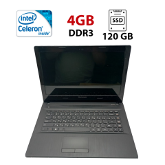 Ноутбук Lenovo G40-30 / 14" (1366x768) TN / Intel Celeron N2840 (2 ядра по 2.16 - 2.58 GHz) / 4 GB DDR3 / 120 GB SSD / Intel HD Graphics / WebCam