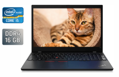 Ноутбук Lenovo ThinkPad L15 Gen2 / 15.6" (1920x1080) IPS / Intel Core i5-1135G7 (4 (8) ядра по 2.4 - 4.2 GHz) / 16 GB DDR4 / 480 GB SSD / Intel Iris Xe Graphics / WebCam / Windows 11