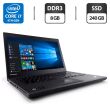 Ноутбук Lenovo ThinkPad T440s / 14" (1600x900) TN / Intel Core i7-4600U (2 (4) ядра по 2.1 - 3.3 GHz) / 8 GB DDR3 / 240 GB SSD / Intel HD Graphics 4400 / WebCam