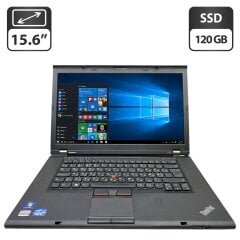 Ноутбук Lenovo ThinkPad T530 / 15.6" (1366x768) TN / Intel Core i5-3210M (2 (4) ядра по 2.5 - 3.1 GHz) / 4 GB DDR3 / 120 GB SSD / Intel HD Graphics 4000 / WebCam / DVD-ROM