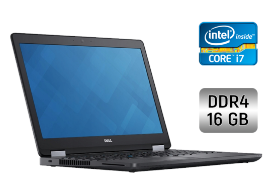 Ноутбук робоча станція Б-клас Dell Precision 3510 / 15.6" (1920x1080) IPS / Intel Core i7-6700HQ (4 (8) ядра по 2.6 - 3.5 GHz) / 16 GB DDR4 / 512 GB SSD / AMD FirePro W5130M, 2 GB GDDR5, 128-bit / WebCam / Windows 10