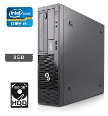 Системный блок Fujitsu Esprimo E500 E85+ SFF / Intel Core i3-2100 (2 (4) ядра по 3.1 GHz) / 8 GB DDR3 / 500 GB HDD / Intel HD Graphics 2000 / DVD-RW / DVI / 280W