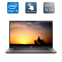 Ультрабук Б-класс Dell Latitude 7530 / 15.6" (1920x1080) IPS Touch / Intel Core i5-1245U (10 (12) ядер по 1.2 - 4.4 GHz) / 16 GB DDR4 / 256 GB SSD / Intel Iris Xe Graphics / WebCam / USB Type-C