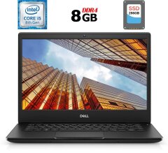 Ультрабук Dell Latitude 3400 / 14" (1920x1080) TN / Intel Core i5-8265U (4 (8) ядра по 1.6 - 3.9 GHz) / 8 GB DDR4 / 256 GB SSD / Intel UHD Graphics 620 / WebCam / USB 3.1 / HDMI