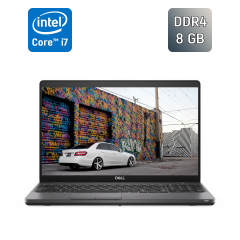Ультрабук Dell Latitude 5500 / 15.6" (1366x768) TN / Intel Core i7-8665U (4 (8) ядра по 1.9 - 4.8 GHz) / 8 GB DDR4 / 256 GB SSD / Intel UHD Graphics / USB Type-C / Windows 10