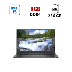 Ультрабук Dell Latitude 7390 / 13.3" (1920x1080) IPS / Intel Core i5-8365U (4 (8) ядра по 1.6 - 4.1 GHz) / 8 GB DDR4 / 256 GB SSD / Intel UHD Graphics 620 / WebCam