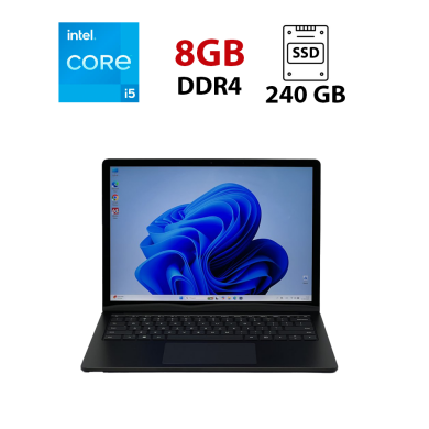 Ультрабук Microsoft Surface Laptop 3 / 13.5" (2256x1504) IPS Touch / Intel Core i5-1035G7 (4 (8) ядра по 1.2 - 3.7 GHz) / 8 GB DDR4 / 240 GB SSD / Intel Iris Plus Graphics / WebCam