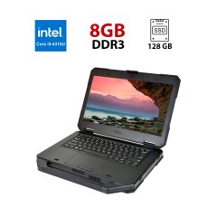 Захищений ноутбук Dell Latitude 14 Rugged 5404 / 14" (1366x768) TN / Intel Core i5-4310U (2 (4) ядра по 2.0 - 3.0 GHz) / 8 GB DDR3 / 128 GB SSD / Intel HD Graphics 4400 / WebCam
