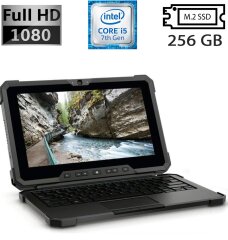 Защищенный планшет Dell Latitude 7212 Rugged Extreme / 11.6'' (1920x1080) IPS / Intel Core i5-7300U (2 (4) ядра по 2.6 - 3.5 GHz) / 8 GB DDR3 / 256 GB SSD M.2 / Intel HD Graphics 620 / WebCam / Стилус + Клавиатура