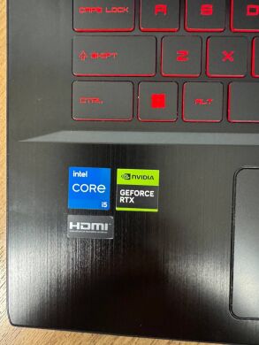 Ігровий ноутбук Б-клас MSI Thin GF63 12VE / 15.6" (1920x1080) IPS / Intel Core i5-12450H (8 (12) ядер по 3.3 - 4.4 GHz) / 8 GB DDR4 / 512 GB SSD / nVidia GeForce RTX 4050, 6 GB GDDR6, 96-bit / WebCam