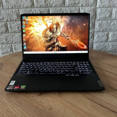 Игровой ноутбук Б-класс Lenovo IdeaPad Gaming 3 15ACH6 / 15.6" (1920x1080) IPS / AMD Ryzen 5 5600H (6 (12) ядер по 3.3 - 4.2 GHz) / 16 GB DDR4 / 1000 GB SSD / nVidia GeForce RTX 3050, 4 GB GDDR6, 128-bit / WebCam