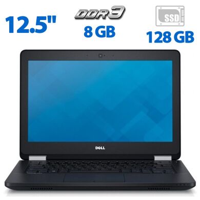Нетбук Dell Latitude 12 E5270 / 12.5" (1366x768) TN / Intel Core i3-6100U (2 (4) ядра по 2.3 GHz) / 8 GB DDR3 / 128 GB SSD / Intel HD Graphics 520 / WebCam / USB 3.0 / HDMI / Windows 10 Pro