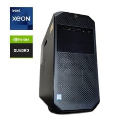 Рабочая станция HP Z4 G4 Workstation Tower / Intel Xeon W-2235 (6 (12) ядер по 3.8 - 4.6 GHz) / 64 GB DDR4 / 512 GB SSD M.2 + 3000 GB HDD / nVidia Quadro P1000, 4 GB GDDR5, 256-bit / 750W