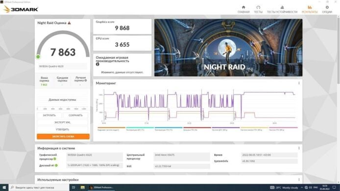 Дискретная видеокарта nVidia Quadro K620, 2 GB DDR3, 128-bit, 1x DVI, 1x DP