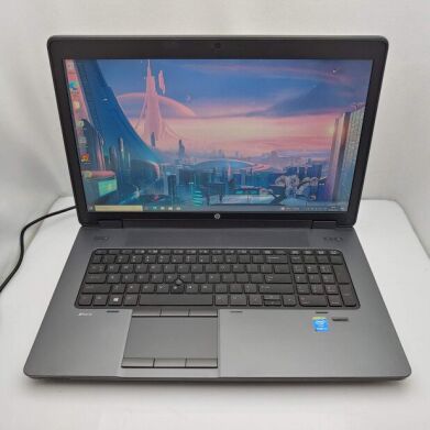 Мобільна робоча станція HP ZBook 17 / 17.3" (1600x900) TN / Intel Core i7-4700MQ (4 (8) ядра по 2.4 - 3.4 GHz) / 8 GB DDR3 / 512 GB SSD / nVidia Quadro K610M, 1 GB GDDR5, 64-bit / WebCam / DVD-ROM / Win 10 Pro