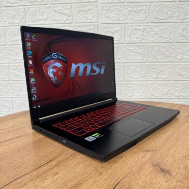 Ігровий ноутбук MSI GF63 Thin 10SC / 15.6" (1920x1080) IPS / Intel Core i5-10500H (6 (12) ядер по 2.5 - 4.5 GHz) / 16 GB DDR4 / 128 GB SSD NVMe + 1000 GB HDD / nVidia GeForce GTX 1650 Max-Q, 4 GB GDDR6, 128-bit / WebCam