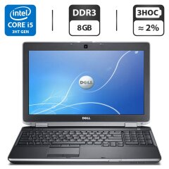 Ноутбук Б-класс Dell Latitude E6530 / 15.6" (1600x900) TN / Intel Core i5-3380M (2 (4) ядра по 2.9 - 3.6 GHz) / 8 GB DDR3 / 500 GB HDD NEW / Intel HD Graphic 4000 / WebCam / DVD-ROM / HDMI