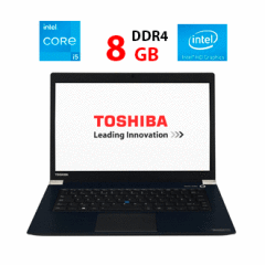 Ноутбук Toshiba Tecra X40-D / 14" (1366x768) TN / Intel Core i5-7300U (2 (4) ядра по 2.6 - 3.5 GHz) / 8 GB DDR4 / 256 GB SSD / Intel HD Graphics 620