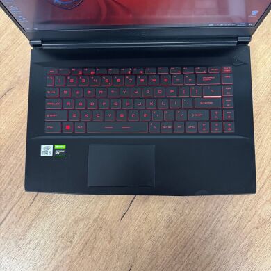Ігровий ноутбук MSI GF63 Thin 10SC / 15.6" (1920x1080) IPS / Intel Core i5-10500H (6 (12) ядер по 2.5 - 4.5 GHz) / 16 GB DDR4 / 128 GB SSD NVMe + 1000 GB HDD / nVidia GeForce GTX 1650 Max-Q, 4 GB GDDR6, 128-bit / WebCam