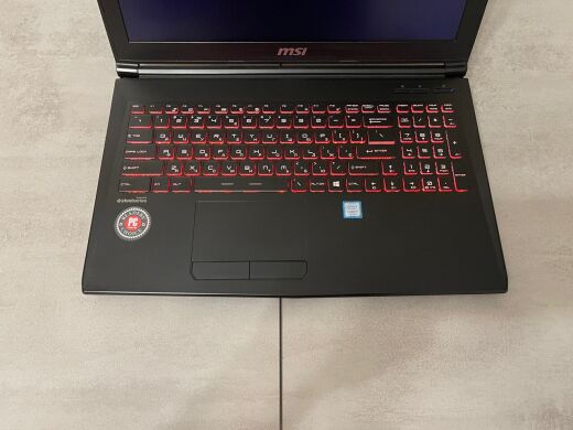 Игровой ноутбук MSI GP62MVR 7RFX Leopard Pro / 15.6" (1920x1080) IPS / Intel Core i7-7700HQ (4 (8) ядра по 2.8 - 3.8 GHz) / 16 GB DDR4 / 256 GB SSD + 1000 GB HDD / nVidia GeForce GTX 1060, 6 GB GDDR5, 192-bit / WebCam