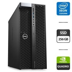 Рабочая станция Dell Precision 5820 Tower / Intel Xeon W-2123 (4 (8) ядра по 3.6 - 3.9 GHz) / 32 GB DDR4 / 256 GB SSD / nVidia Quadro M2000, 4 GB GDDR5, 128-bit / DVD-ROM