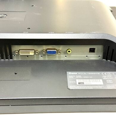 Монитор Iiyama ProLite T2250MTS / 22" (1920x1080) TN Touch / USB, VGA, DVI / Встроенные колонки 2x 1W / VESA 100x100 + Кабель питания / Без подставки