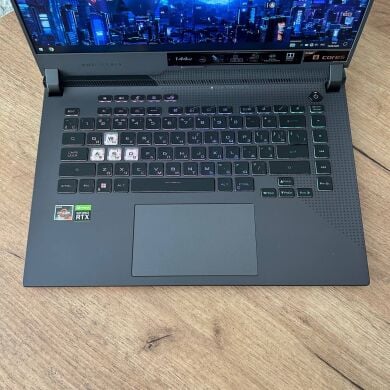 Ігровий ноутбук Б-клас Asus ROG Strix G15 G513IE / 15.6" (1920x1080) IPS / AMD Ryzen 7 4800H (8 (16) ядер по 2.9 - 4.2 GHz) / 8 GB DDR4 / 512 GB SSD / nVidia GeForce RTX 3050 Ti, 4 GB GDDR6, 128-bit