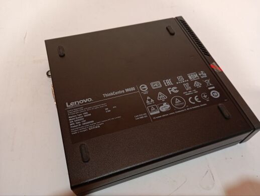 Неттоп Lenovo ThinkCentre M600 USFF / Intel Celeron N3010 (2 ядра по 1.04 - 2.24 GHz) / 8 GB DDR3 / 128 GB SSD M.2 / Intel HD Graphics