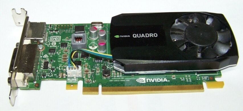 Дискретная видеокарта nVidia Quadro K620, 2 GB DDR3, 128-bit, 1x DVI, 1x DP