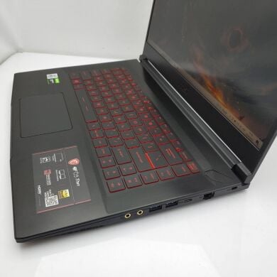 Игровой ноутбук MSI GF63 Thin 10SCXR / 15.6" (1920x1080) IPS / Intel Core i5-10300H (4 (8) ядра по 2.5 - 4.5 GHz) / 16 GB DDR4 / 256 GB SSD + 1000 HDD / nVidia GeForce GTX 1650 Max-Q, 4 GB GDDR6, 128-bit / WebCam / Win 10 Home