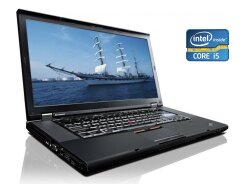 Ноутбук Lenovo ThinkPad T520 / 15.6" (1366x768) TN / Intel Core i5-2450M (2 (4) ядра по 2.5 - 3.1 GHz) / 8 GB DDR3 / 240 GB SSD / Intel HD Graphics 3000 / WebCam / Win 10 Pro