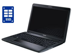 Ноутбук A-класс Toshiba Satellite C650-198 / 15.6" (1366x768) TN / Intel Core i3-350M (2 (4) ядра по 2.26 GHz) / 8 GB DDR3 / 128 GB SSD / Intel HD Graphics / WebCam / DVD-RW / Win 10 Pro