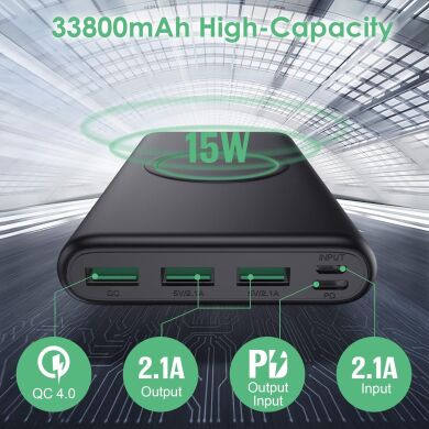 Новий Power Bank HX200Q5 / 33800 mAh / 15W / 5V/3A